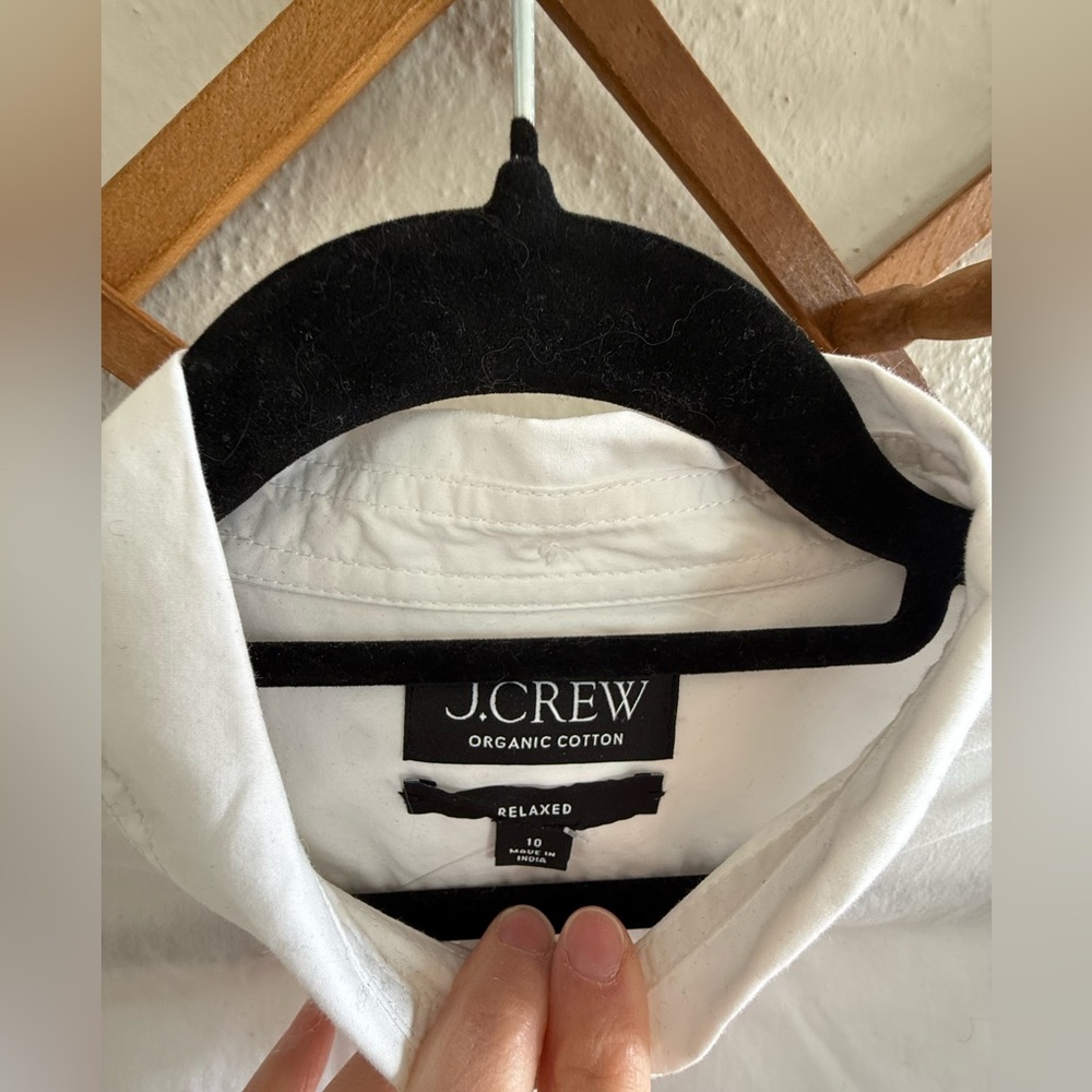 Oversized JCrew White Button Down - Picture 2 of 3
